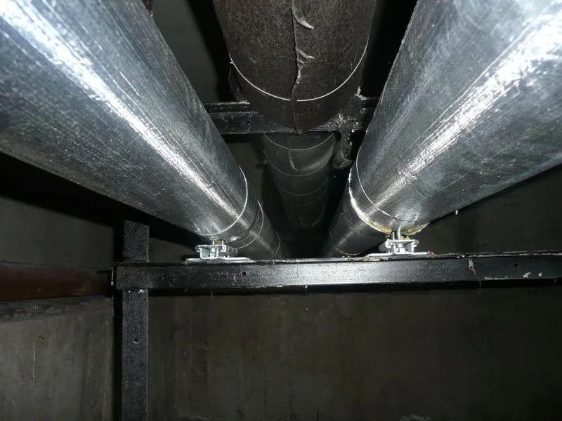 Oprava ležatých rozvodů teplé vody a cirkulace
