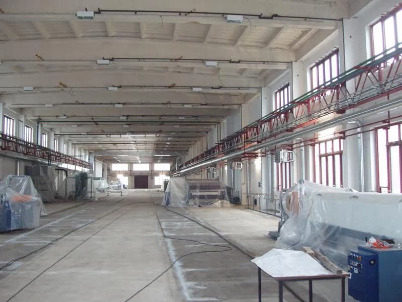 Firma EPOLI - plynová kotelna a vytápění výrobních hal závodu