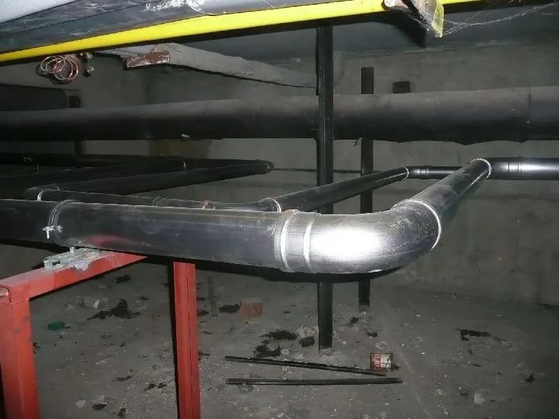 Oprava ležatých rozvodů teplé vody a cirkulace