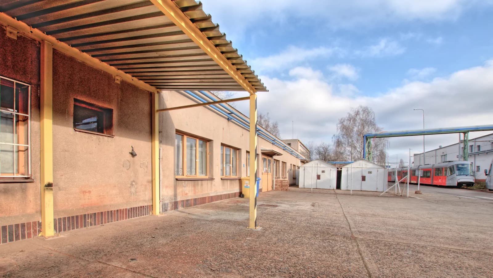 Výměníková stanice Baterkárna v areálu Dopravního podniku Hlavního města Prahy