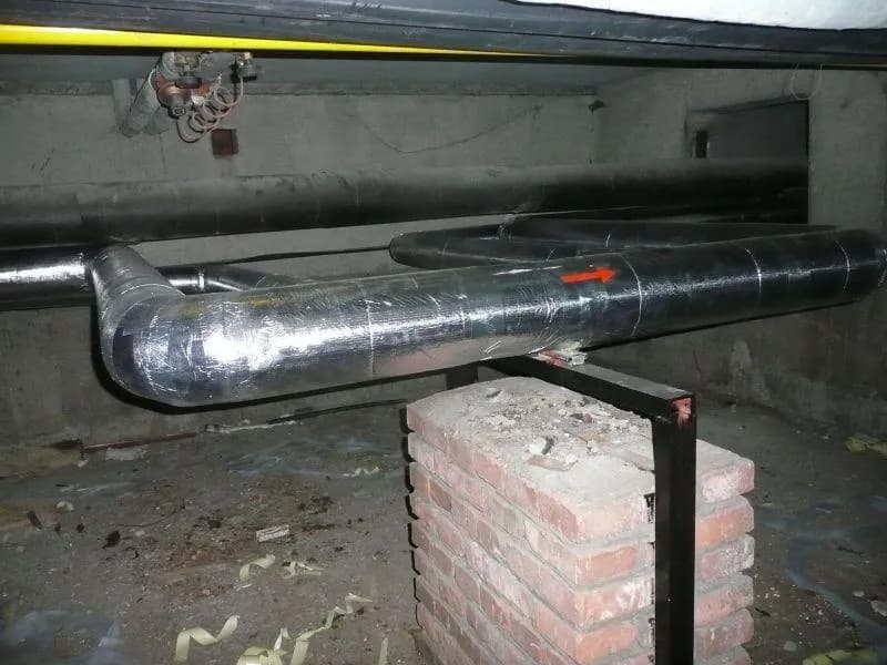 Oprava ležatých rozvodů teplé vody a cirkulace
