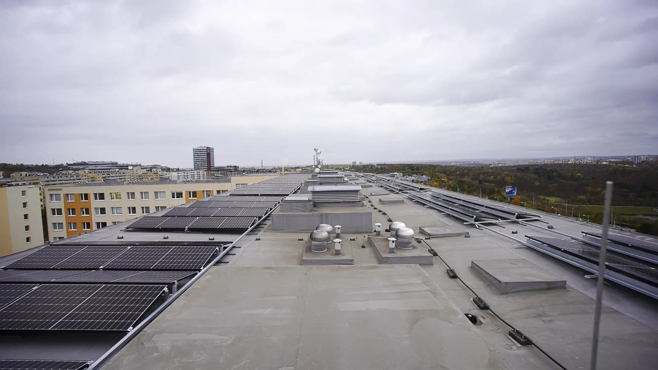 Fotovoltaická elektrárna pro BD Suchý Vršek