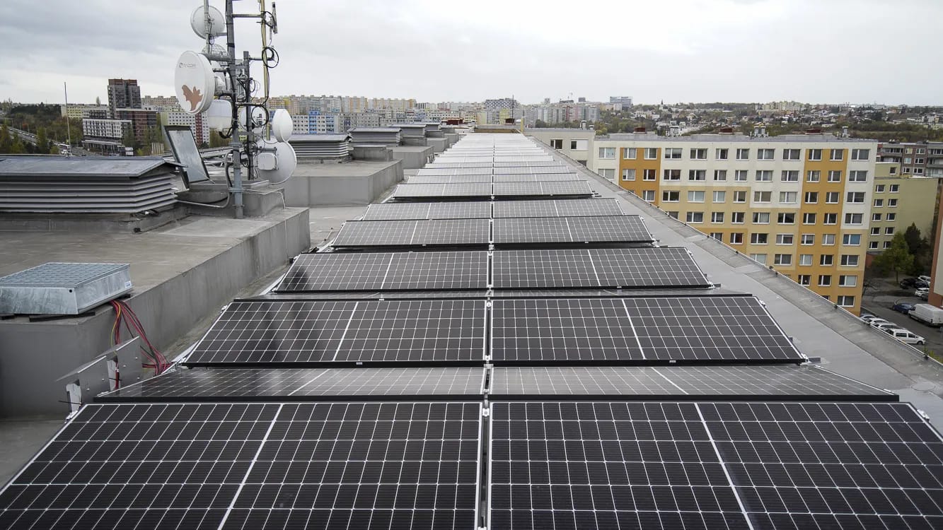 Fotovoltaická elektrárna pro BD Suchý Vršek
