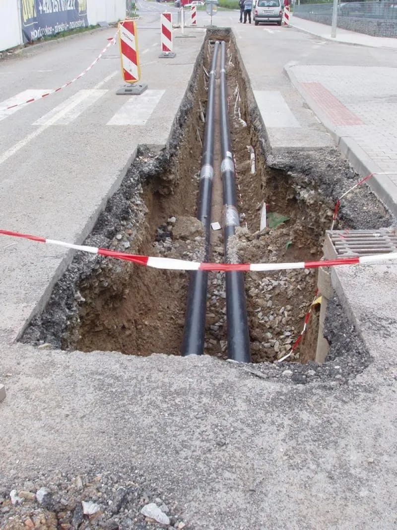 Horkovodní přípojka a výměníková stanice pro SO01.12 Technologický park, Praha 11