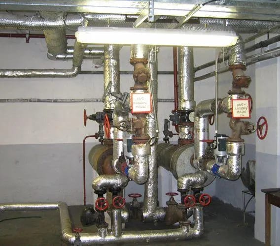 Sokolovská uhelná, a.s. - výměníkové stanice a HVAC